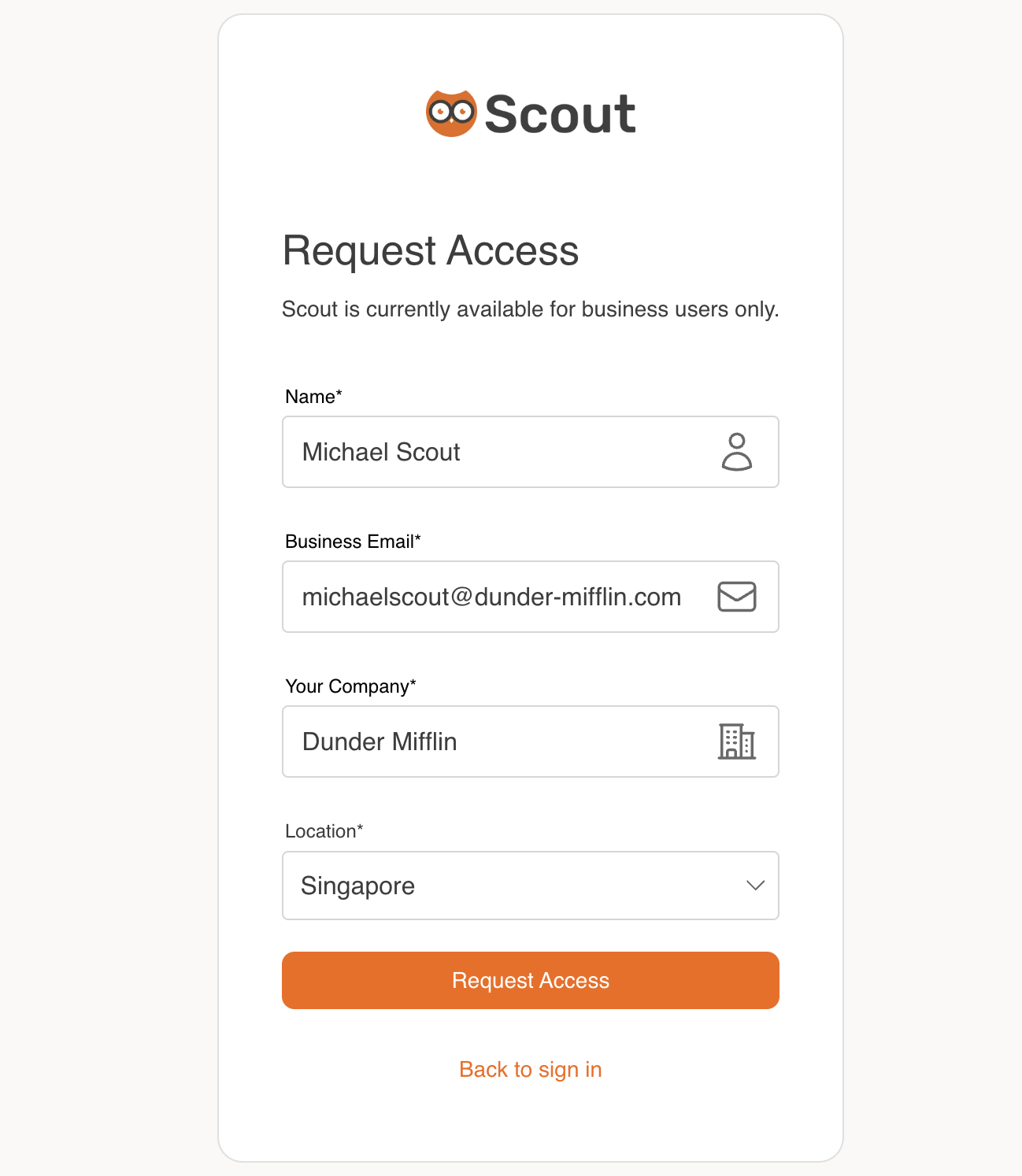 Request Access
